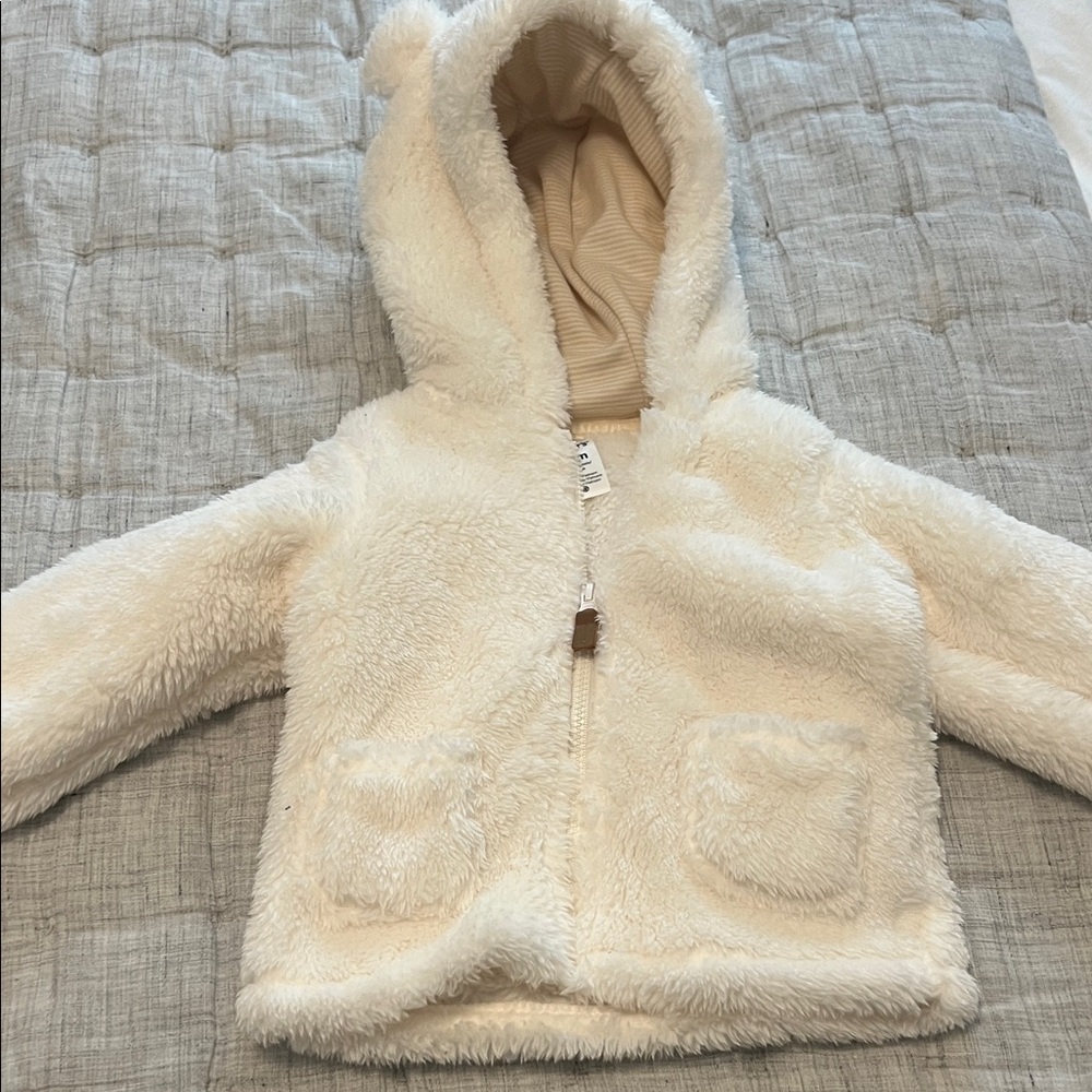 Carter's Cream Fleece Baby Hoodie